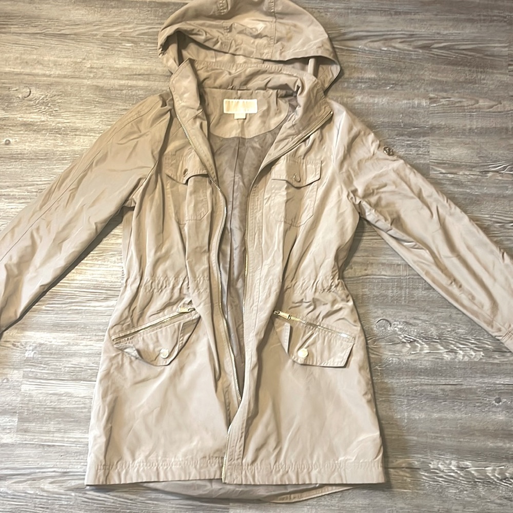 Michael Kors Rain Jacket! New! Elegant but casual as well! Love and comfort